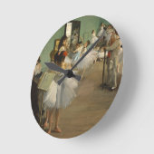 Degas Dance Class Ballet Dancers Ballerina Art Runde Wanduhr (Winkel)