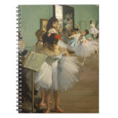 Degas Dance Class Ballett Tänzer Notizblock (Vorderseite)