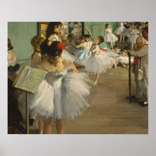 Degas Dance Class Ballett Tänzer Poster