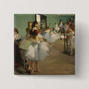 Degas Dance Class Cafè Lugano Button