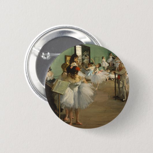 Degas Dance Class Cafè Lugano Button (Vorne & Hinten)
