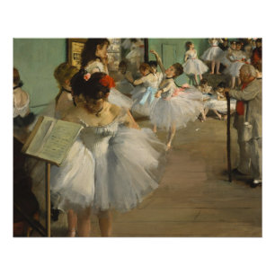 Degas Dance Class Cafè Lugano Poster