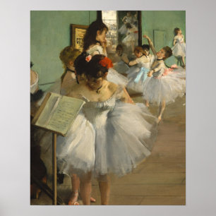 Degas Dance Class Cafè Lugano Poster