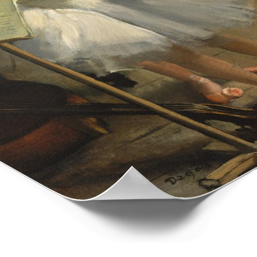 Degas Dance Class Cafè Lugano Poster (Ecke)