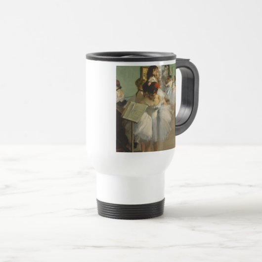 Degas Dance Class Cafè Lugano Reisebecher (VorderseiteRechts)