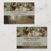 Degas Dance Class Cafè Lugano Visitenkarte (Vorne/Hinten)