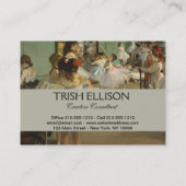 Degas Dance Class Cafè Lugano Visitenkarte (Rückseite)