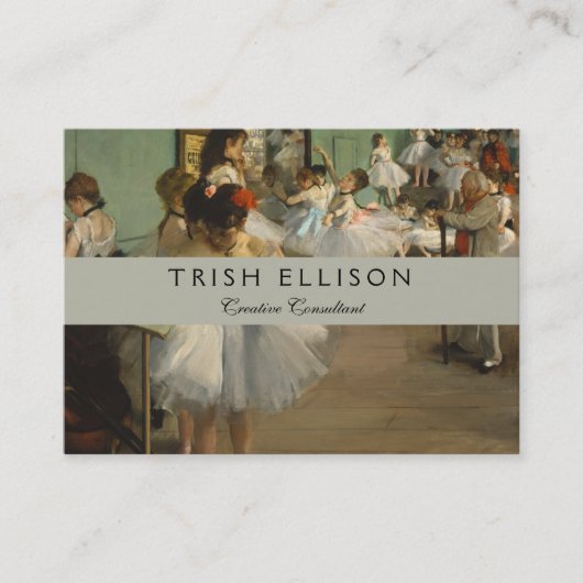 Degas Dance Class Cafè Lugano Visitenkarte (Vorderseite)