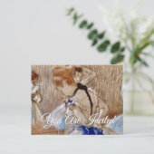 Dega's Dancer Einladung Postkarte (Stehend Vorderseite)