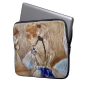 Degas Dancer mit blauem Band Laptopschutzhülle (Vorderseite Links)