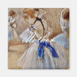 Degas Dancer mit blauem Band Magnet