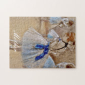 Degas Dancer mit blauem Band Puzzle (Horizontal)