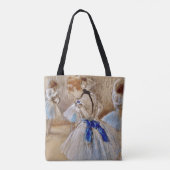 Degas Dancer mit blauem Band Tasche (Rückseite)