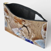 Degas Dancer mit blauem Band Zubehörtasche (Offen)