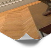 Degas Dancer Skulptur Poster (Ecke)