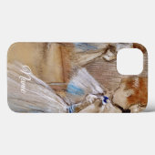 Degas Dancer With Blue Ribbon iPhone / iPad case (Rückseite (Horizontal))
