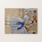 Degas Dancer With Blue Ribbon  Puzzle (Horizontal)