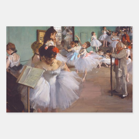 Degas, Dancers (Ballerina) Geschenkpapier Set (Vorderseite 3)