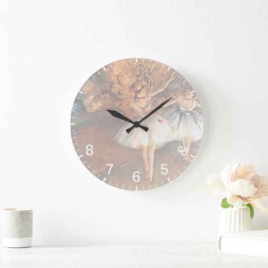 Degas Dancers Clock - 5 6 7 8 Tanz Timing Joke Große Wanduhr (Zuhause)