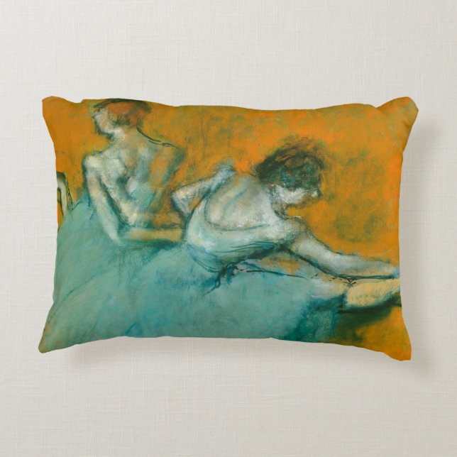 Degas Dancers im Bar Ballet Dekokissen (Rückseite)