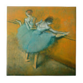 Degas Dancers im Bar Ballet Fliese (Vorderseite)