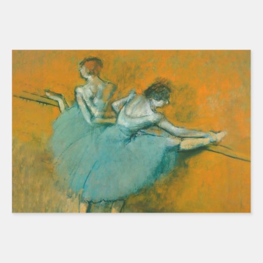 Degas Dancers im Bar Ballet Geschenkpapier Set (Vorderseite)