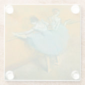 Degas Dancers im Bar Ballet Glasuntersetzer (Rückseite)