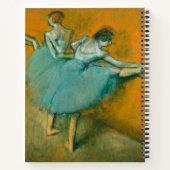 Degas Dancers im Bar Ballet Notizblock (Rückseite)