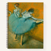 Degas Dancers im Bar Ballet Notizblock (Vorderseite)