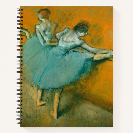 Degas Dancers im Bar Ballet Notizblock (Vorderseite)