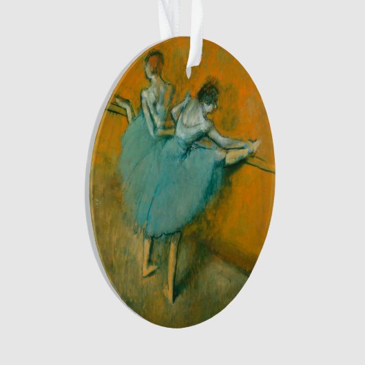 Degas Dancers im Bar Ballet Ornament (Vorderseite)