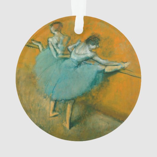 Degas Dancers im Bar Ballet Ornament (Rückseite)