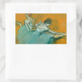 Degas Dancers im Bar Ballet Rechteckiger Aufkleber (Tasche)
