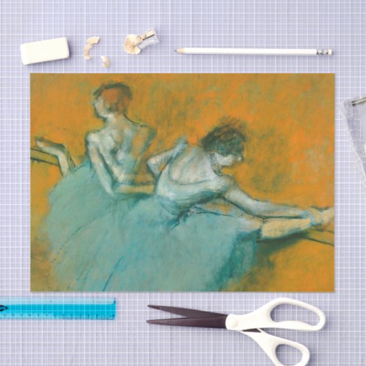 Degas Dancers im Bar Ballet Seidenpapier (Handwerk)