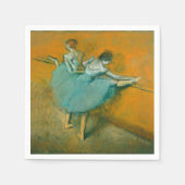 Degas Dancers im Bar Ballet Serviette (Vorderseite)
