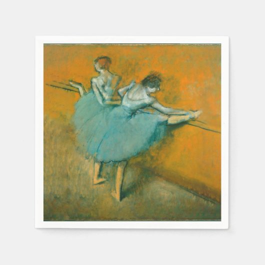 Degas Dancers im Bar Ballet Serviette (Vorderseite)