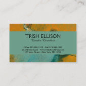 Degas Dancers im Bar Ballet Visitenkarte (Rückseite)