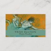 Degas Dancers im Bar Ballet Visitenkarte (Vorderseite)