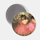 Degas Dancers in Pink Magnet (Vorderseite/Rückseite)