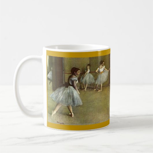 Degas-Dansers, Ballerinas Kaffeetasse (Links)