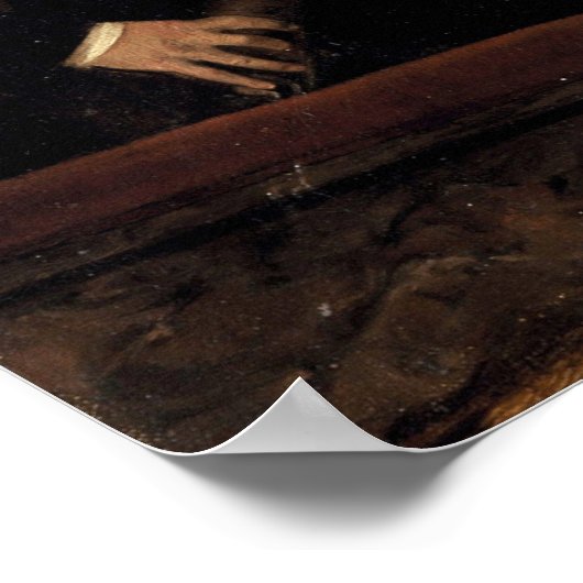 Degas - Das Orchester an der Oper Poster (Ecke)