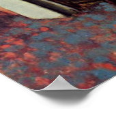 Degas - Der Billardsaal, Poster (Ecke)