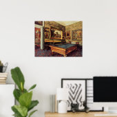 Degas - Der Billardsaal, Poster (Heimbüro)