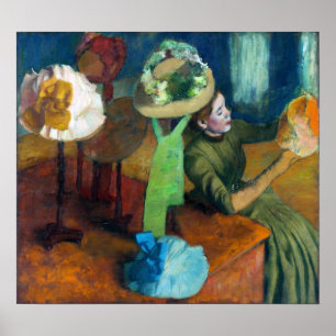 Degas - Der Hutladen Poster