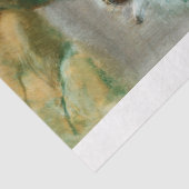 Degas - Der Tänzer in grüner Decoupage Seidenpapier (Detail)