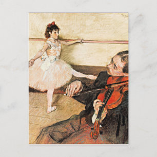 Degas - Der Tanzunterricht, berühmte Malerei Postk Postkarte