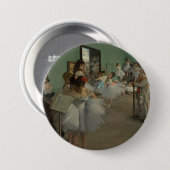 Degas' Der Tanzunterricht Button (Vorne & Hinten)