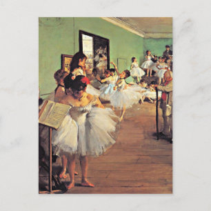 Degas - Der Tanzunterricht Postkarte