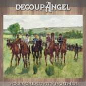 Degas - Die Enttäuschung der Fahrer Seidenpapier