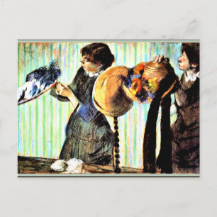 Degas - Die kleinen Hutmacherinnen Postkarte